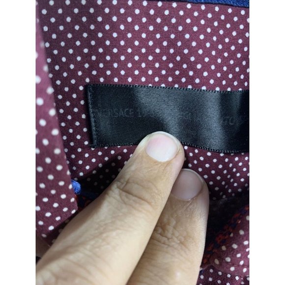 Versace Modern Fit 1969 Italia Long-sleeved Button down Shirt Size M, 15‎ 1/2 - Picture 3 of 9